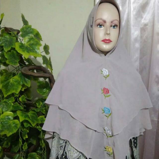 Hijab syar'i ceruty 2layer