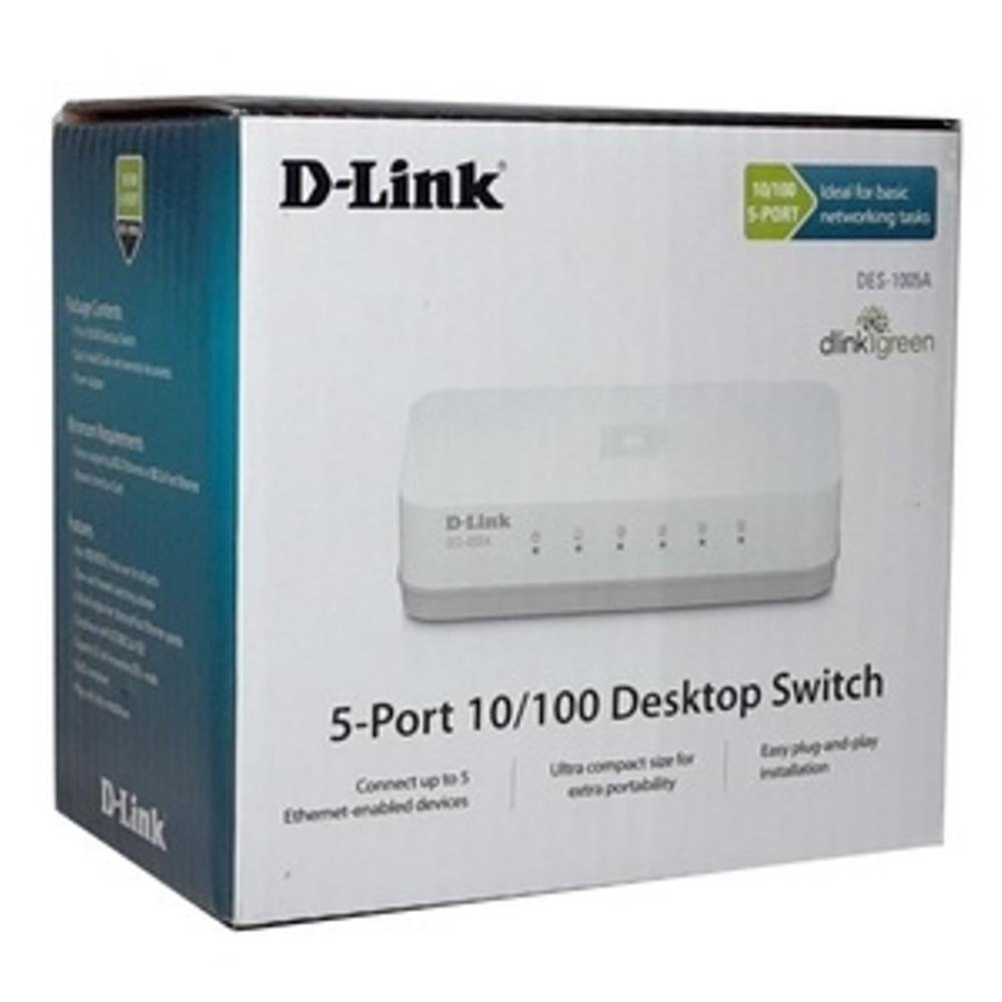 Dlink DES-1005C Desktop Switch 5Port 10/100Mbps