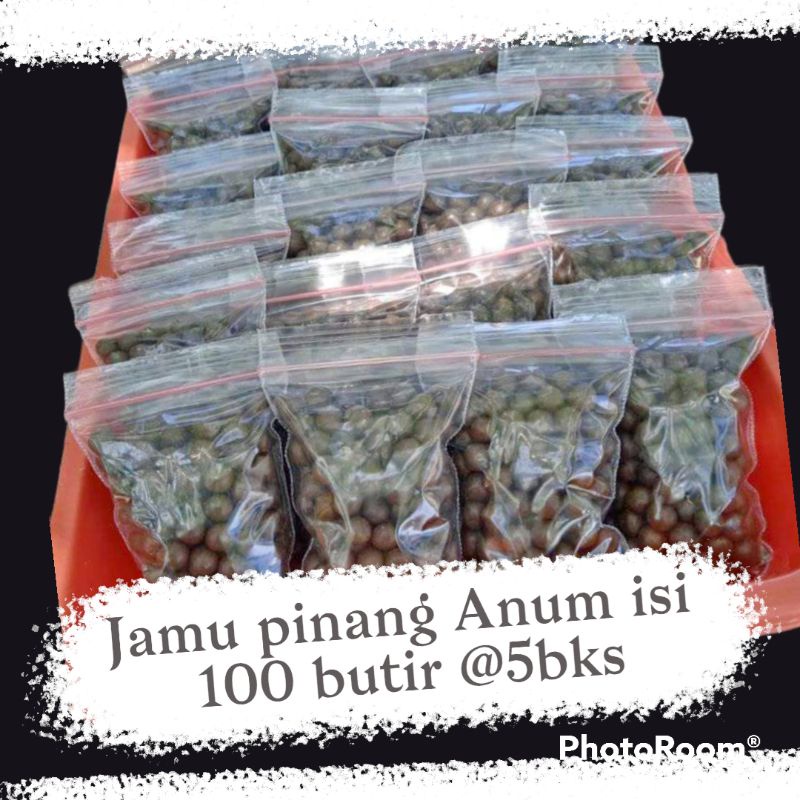 

Jamu pinang Anum 5 bungkus isi 100 butir perbungkus nya