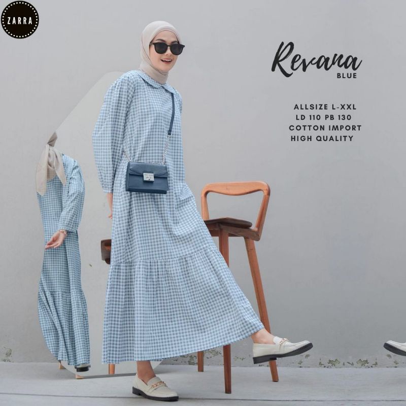 REVANA MAXY GAMIS BAHAN KATUN KD 110 BUSUI FRIENDLY