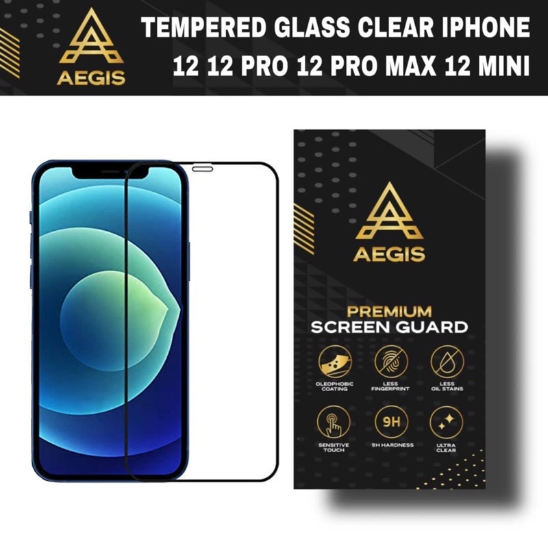 Tempered Glass Clear Iphone 12 12 Pro 12 Pro Max 12 Mini Aegis