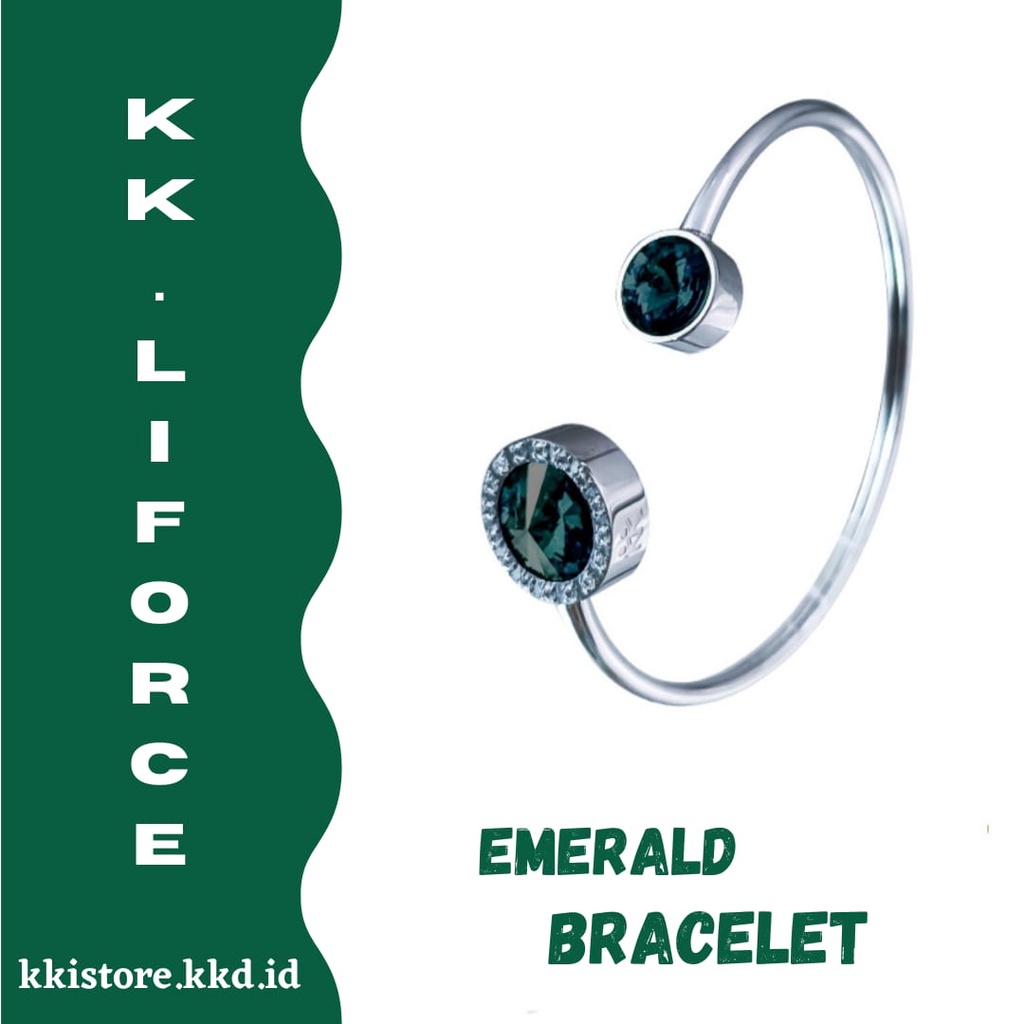 KK Liforce Emerald Bracelet