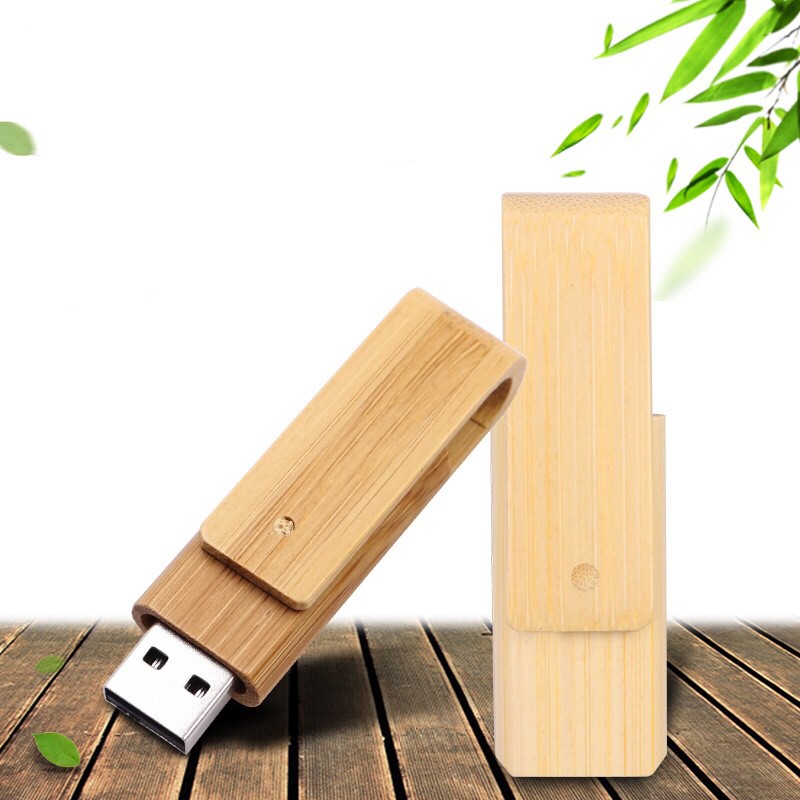 USB Flashdisk kayu Swivel polos 4GB 8GB 16GB FD/620