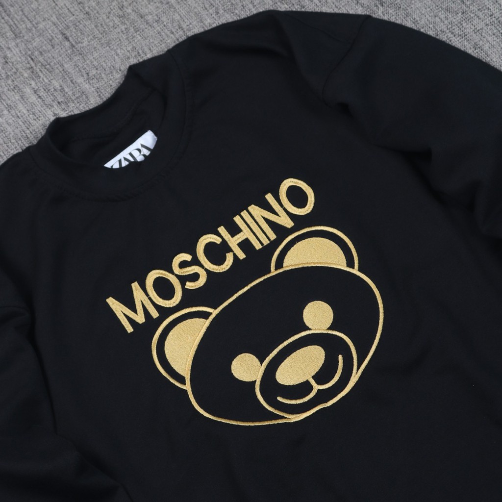 JAKET SWEATER CREWNECK FS MOSCHINO BEAR UNISEX PREMIUM QUALITY