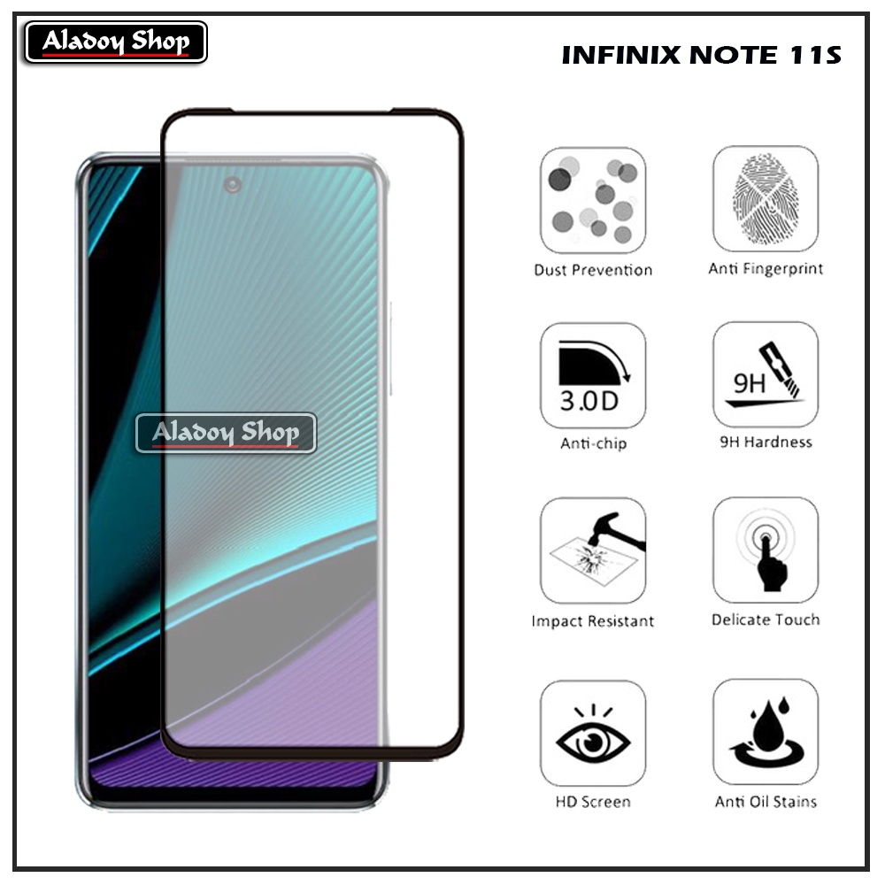 Tempered Glass INFINIX NOTE 11S 2021 Anti Gores Layar Screen Protector