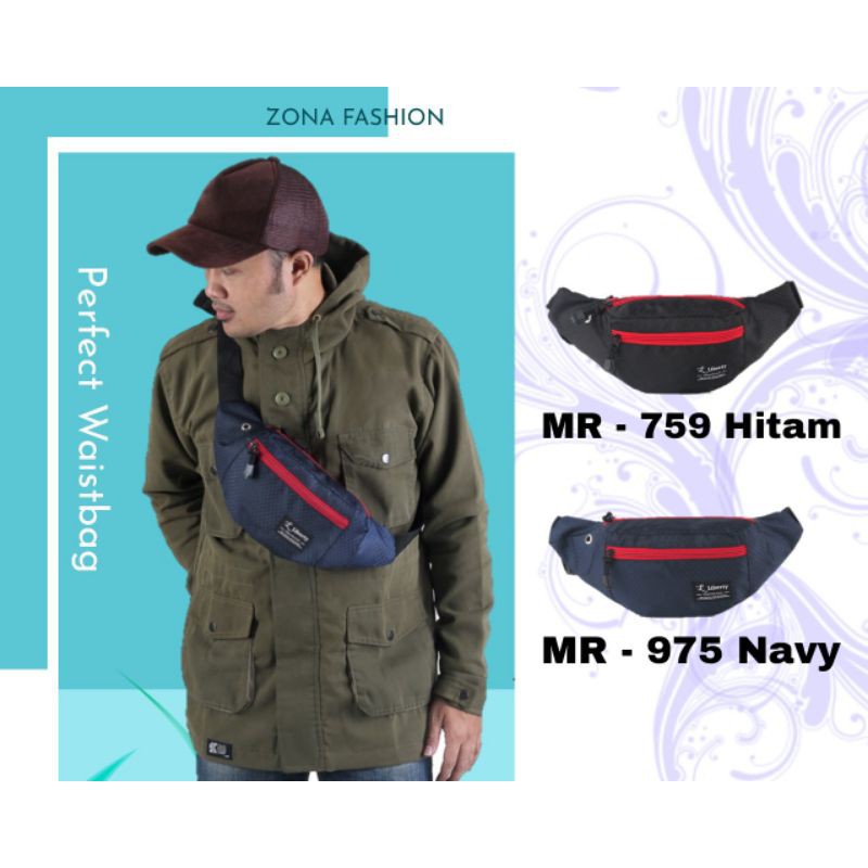 Waistbag cowok tas selempang mini pria keren tas pinggang TSP 31