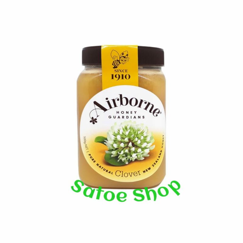 

madu AIRBORNE bunga Clover 500 gram