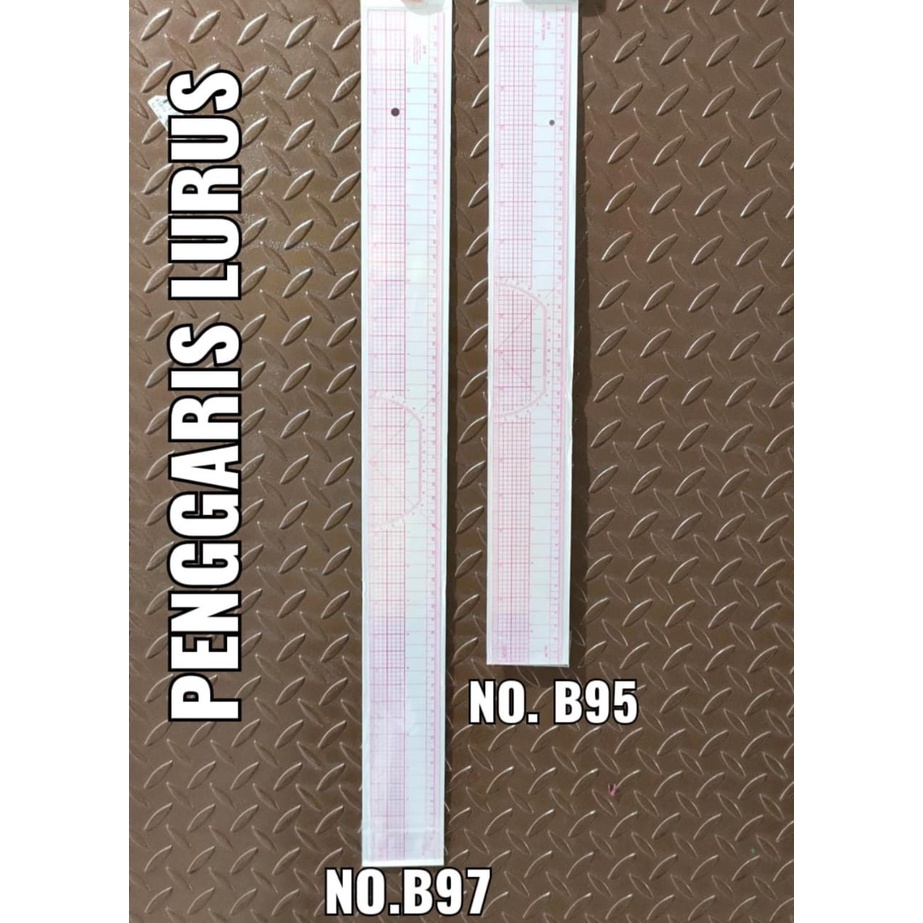 

Penggaris Jahit Menjahit B97 / Penggaris Lurus Pola Bahan Kain