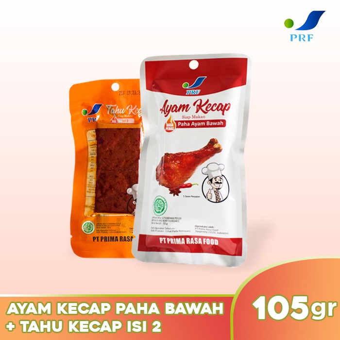 

Prima Rasa Food - Paha Bawah Ayam Kecap + Tahu Kecap isi 2 Siap Makan - Makanan Instan - Makanan Siap Saji