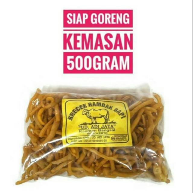 

KRECEK RAMBAK SAPI 500 GR