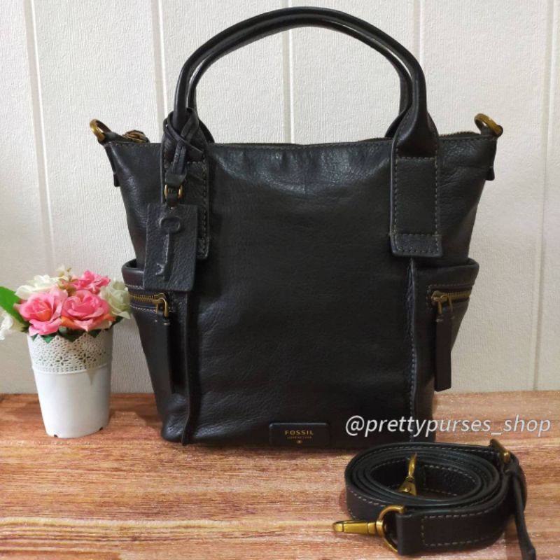 FOSSIL EMERSON MEDIUM BLACK