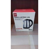 Teko listrik stainless steel Ukuran 2 Liter / Ketel Pemanas Air SCARLETT EMD