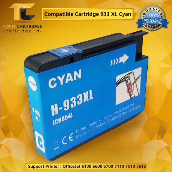 Cartridge Tinta Compatible HP 932 XL Black CN053AN Plus Chip