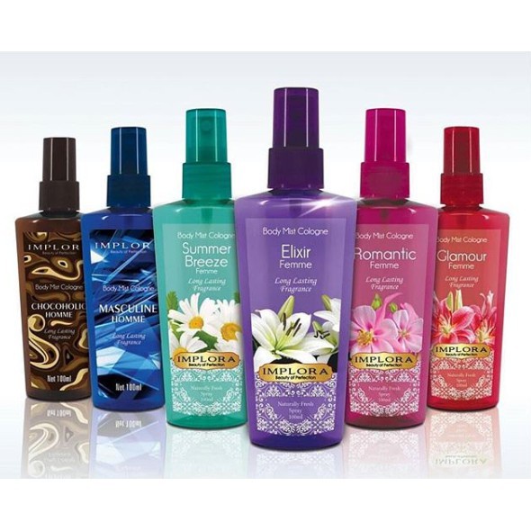 IMPLORA BODY MIST - PARFUM BODY MIST WANGI TAHAN LAMA - 100ml