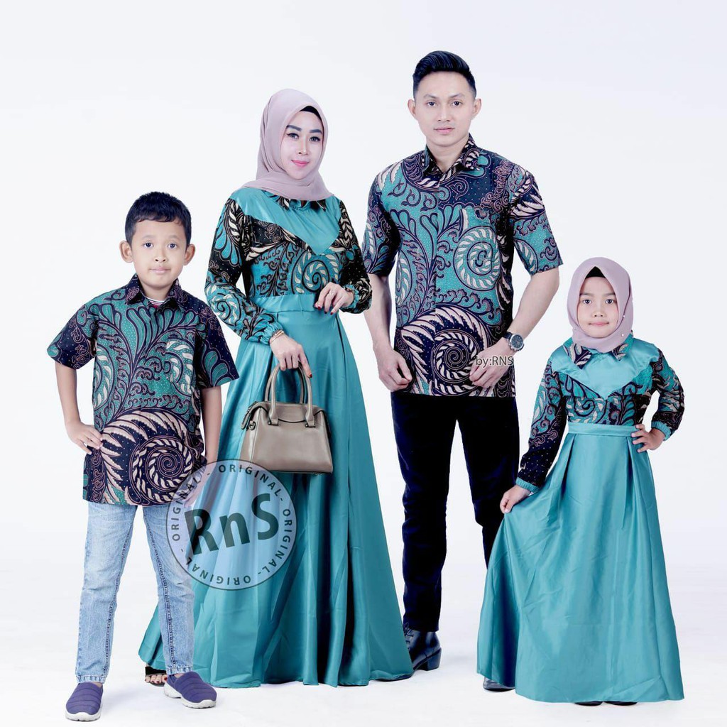 GROSIR COUPLE TERBARU • Sarimbit Batik Keluarga • motif exclusive trendy • kemeja gamis atasan 6647y