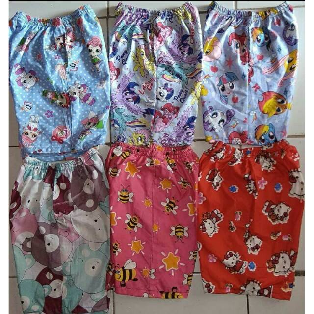 Celana Pendek Anak Karakter 1-10thn celana anak karakter celana pendek motif