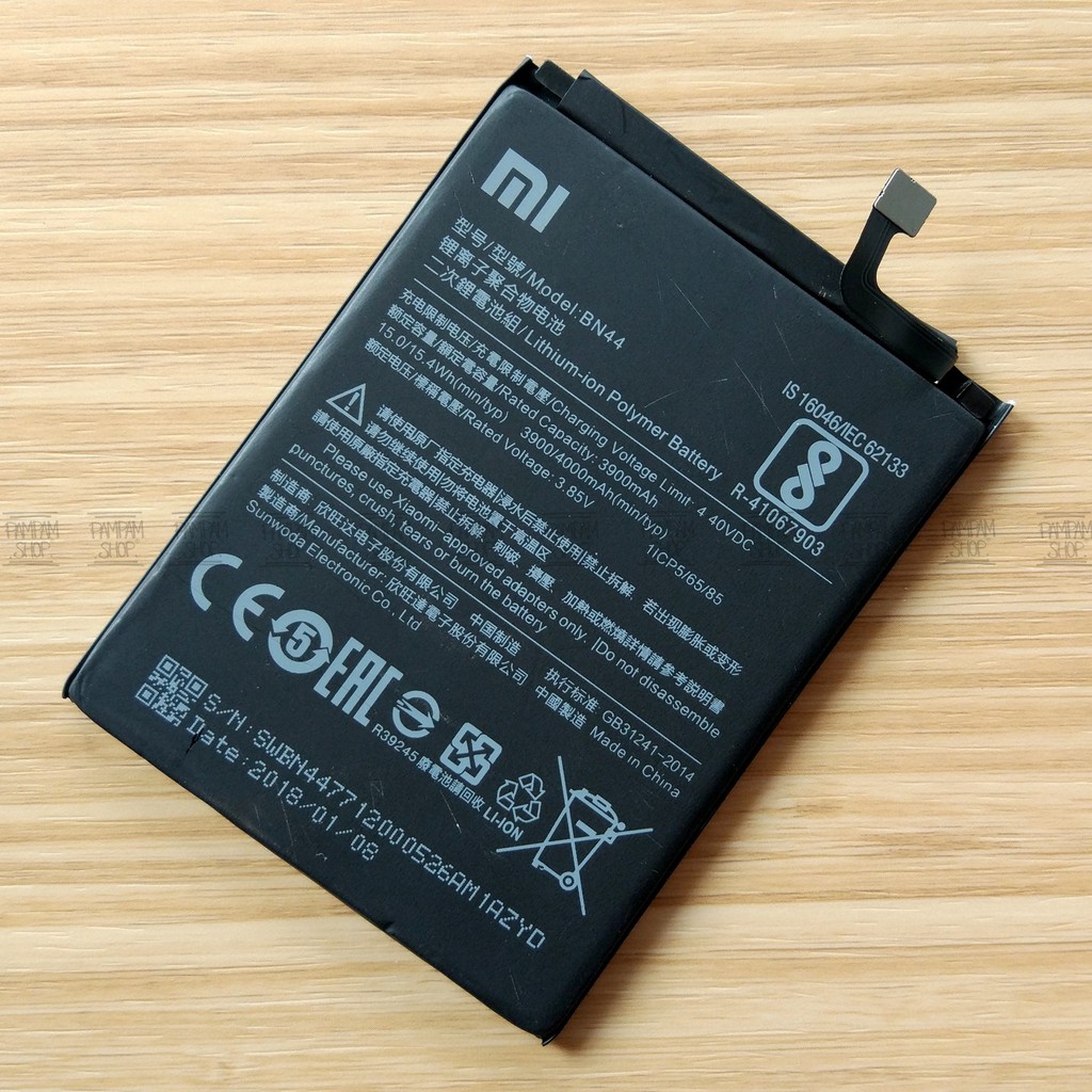 Baterai XiaoMi BN44 Redmi 5 Plus 5+ Original OEM BN 44 Xiao Mi Batre Batrai Battery HP Ori