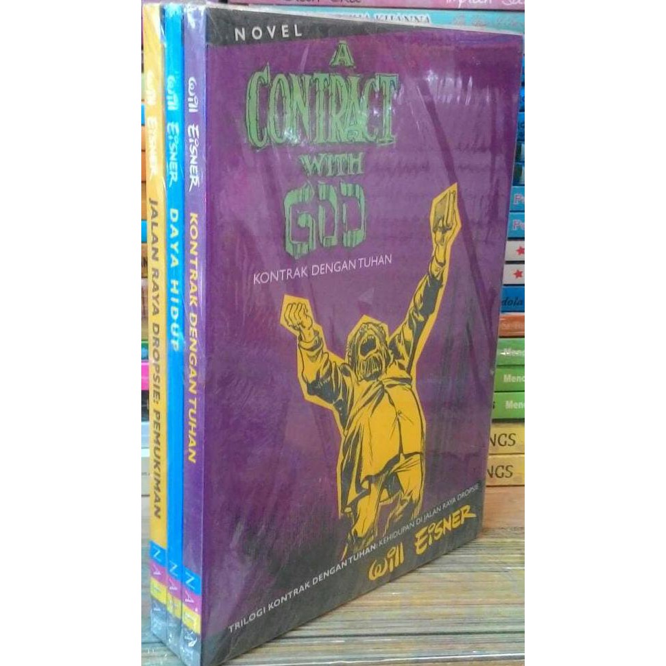 Barang Berkualitas novel fantasi remaja,,> Jual Novel Grafis Trilogi Kontrak Dengan Tuhan vol 1-3 By