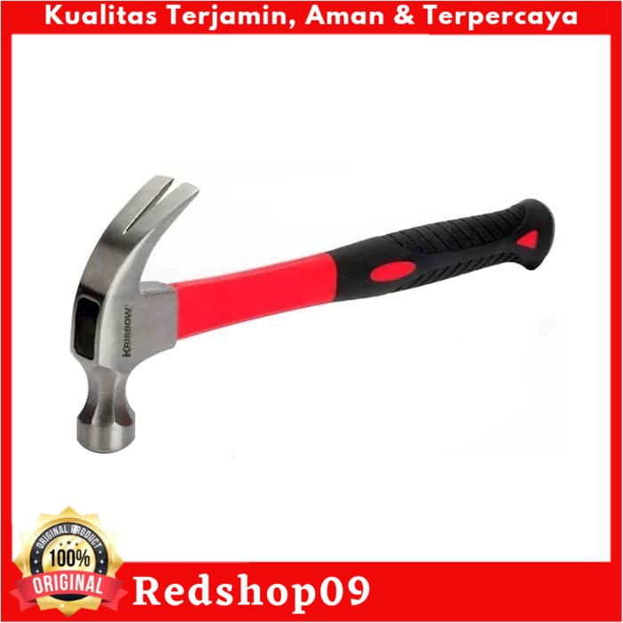 Krisbow Palu Konde Dengan Handle Rubber 560 Gr/Palu