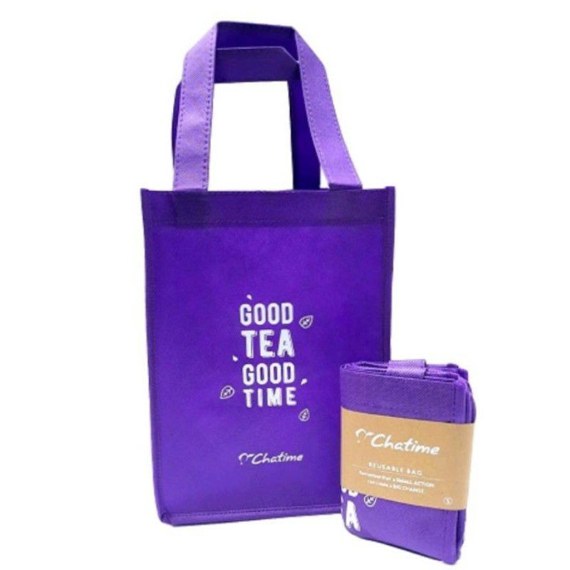 Tote Bag Goody Bag Chatime Medium For 4 Cup Shopee Indonesia