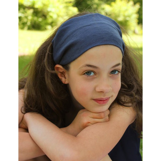 LRC Bando Fashion Solid Color Cotton Wide-brimmed Elastic Headband F81784