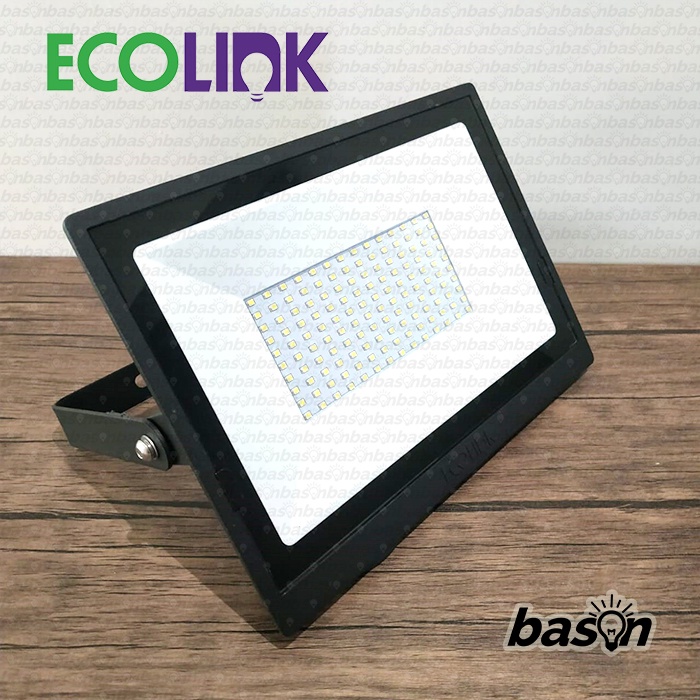 ECOLINK FL007 100W - Lampu Sorot LED Floodlight - IP65 Outdoor