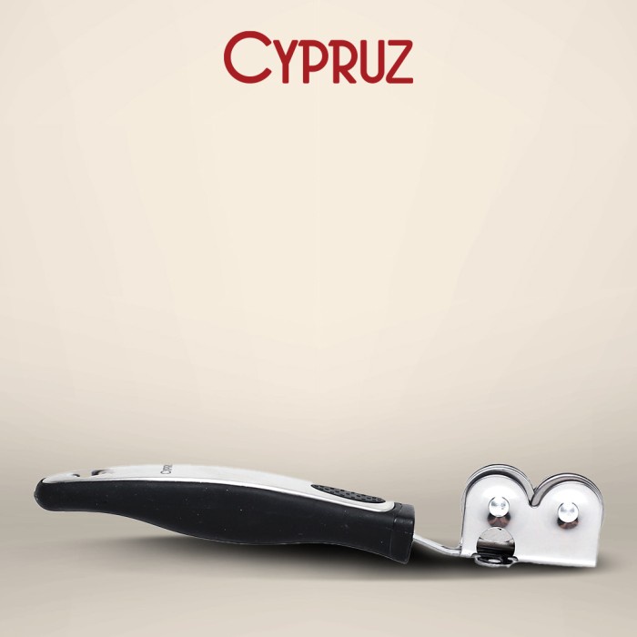 Cypruz Rubber Touch Hitam: Pengasah Pisau