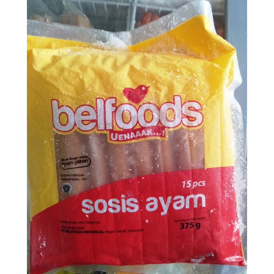 

Belfoods uenak sosis ayam 375gr