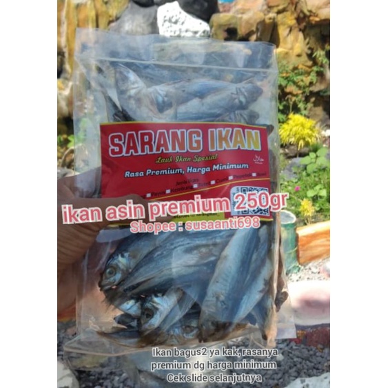 

IKAN ASIN PREMIUM 250gr / ikan asin murah