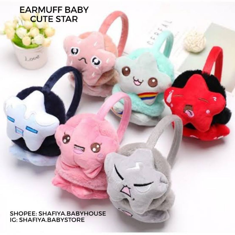 Earmuff Baby Superhero, Cute Star, Rabbit