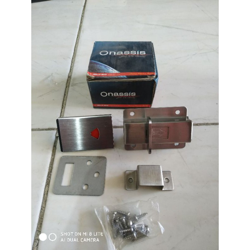 Grendel Kamar Mandi/ Selot Pintu Merah Biru