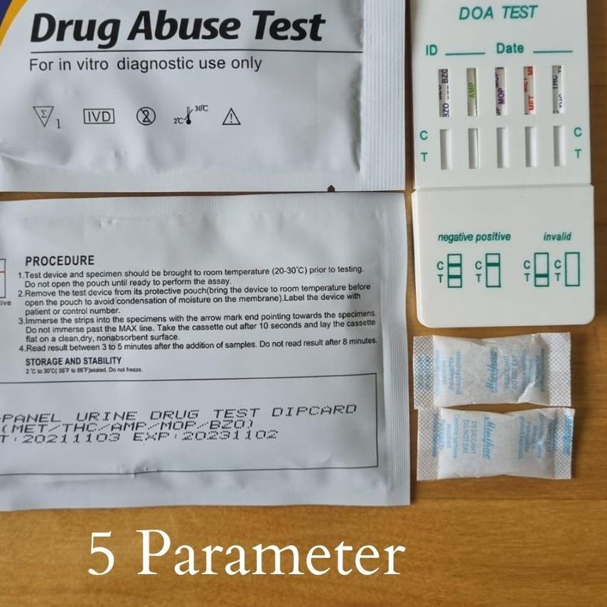 ۝ Alat Tes Narkoba 6 Parameter 5 Parameter - Alat Test Narkoba DRUG ABUSE TEST BNN ❃