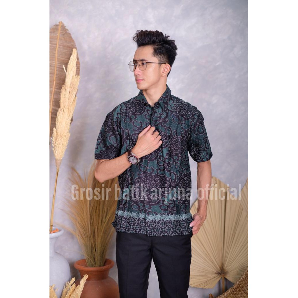 BATIK LAKI LAKI LENGAN PENDEK M L XL XXL XXXL