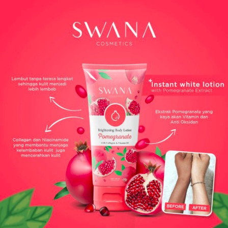 SWANA Brightening Body Lotion | Pomegranate Peach BPOM by Hanasui