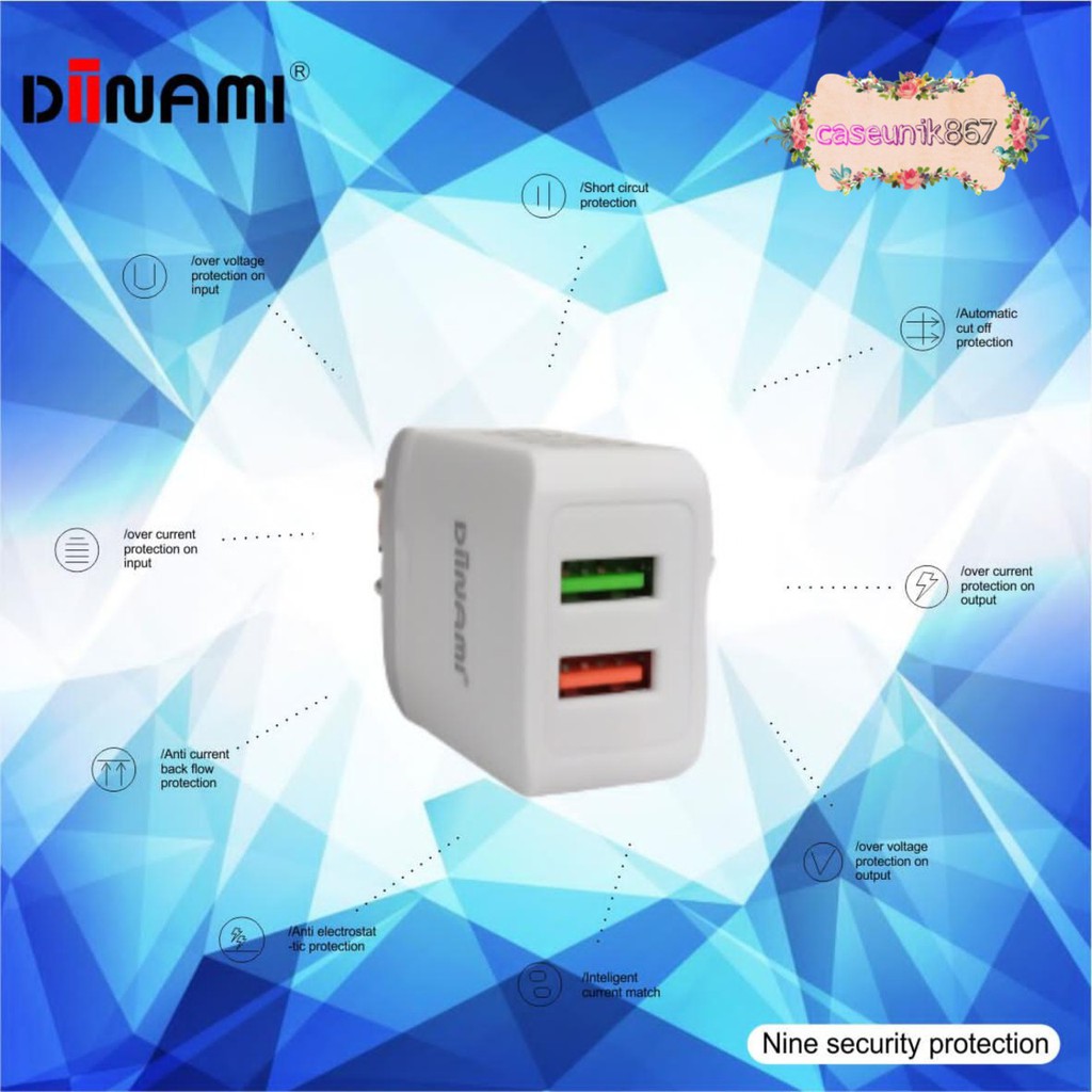 BM049 Batok Cashan diinami fast charging 2usb 2.4A original CS953