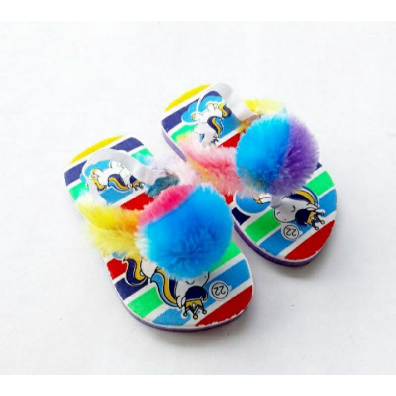 Arkn023 Sandal jepit anak beby Ubur Ubur