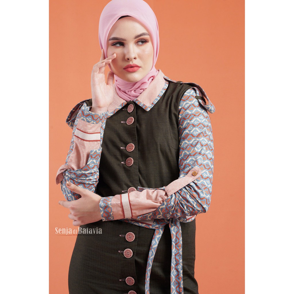 FLASH SALE GAMIS tuneeca senja dibatavia kode 06 Azam bersatu