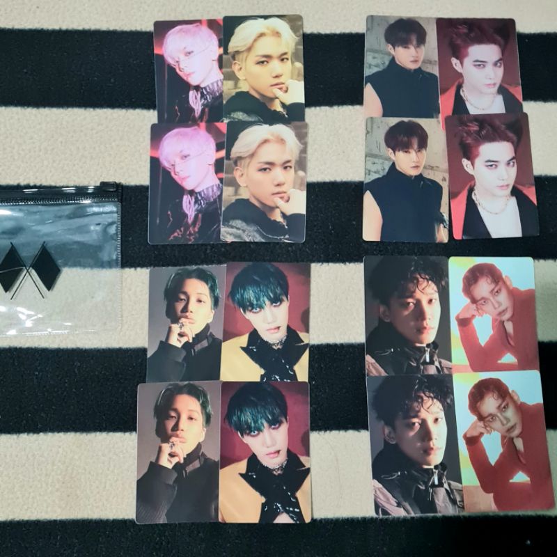 [SHARING LIMITED Per-Member dpt 4 PC Sticker] EXO Photocard Sticker - Official Obsession Album Era C