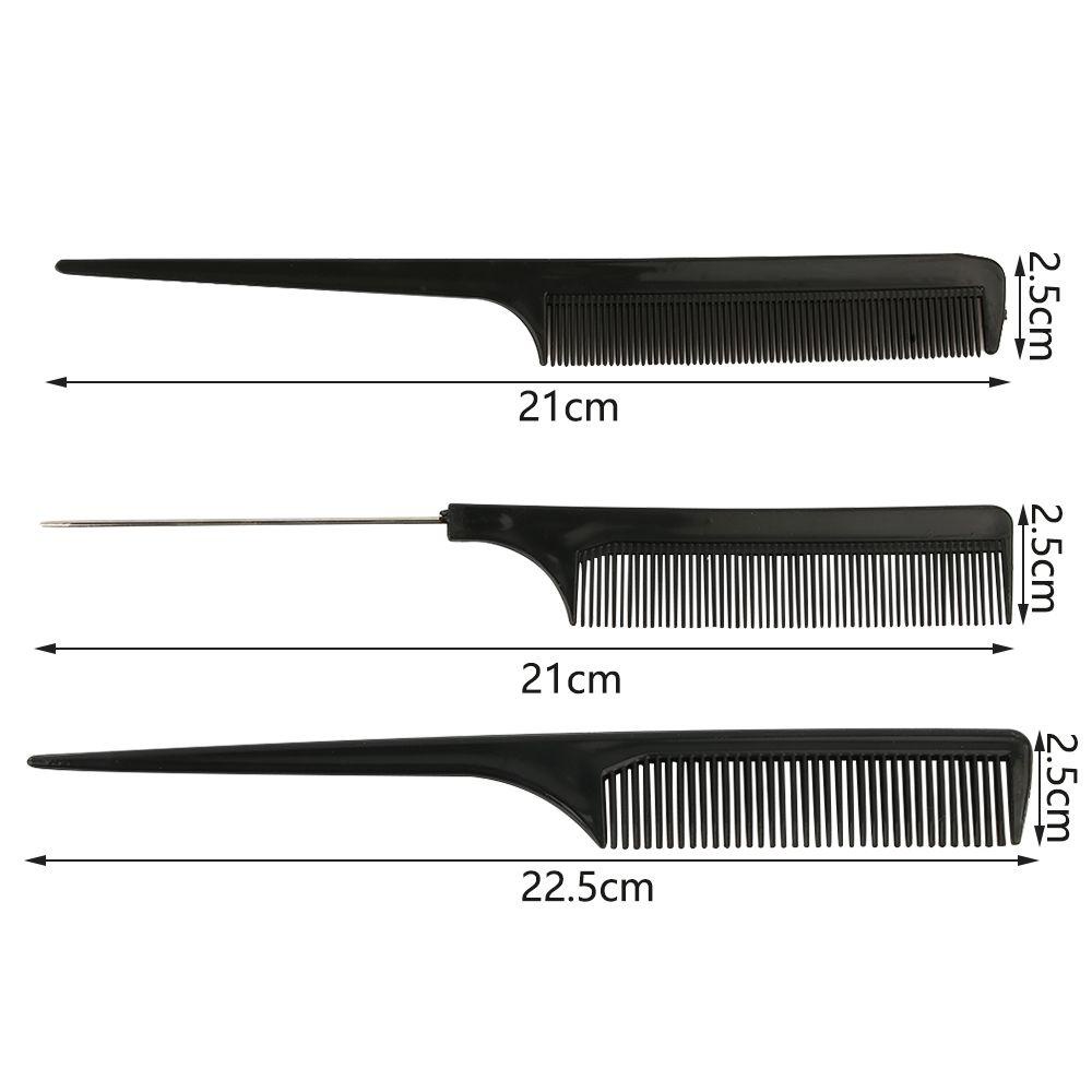 Top 10pcs/Set Sisir Rambut Profesional Kecantikan Barber Styling Tools Salon