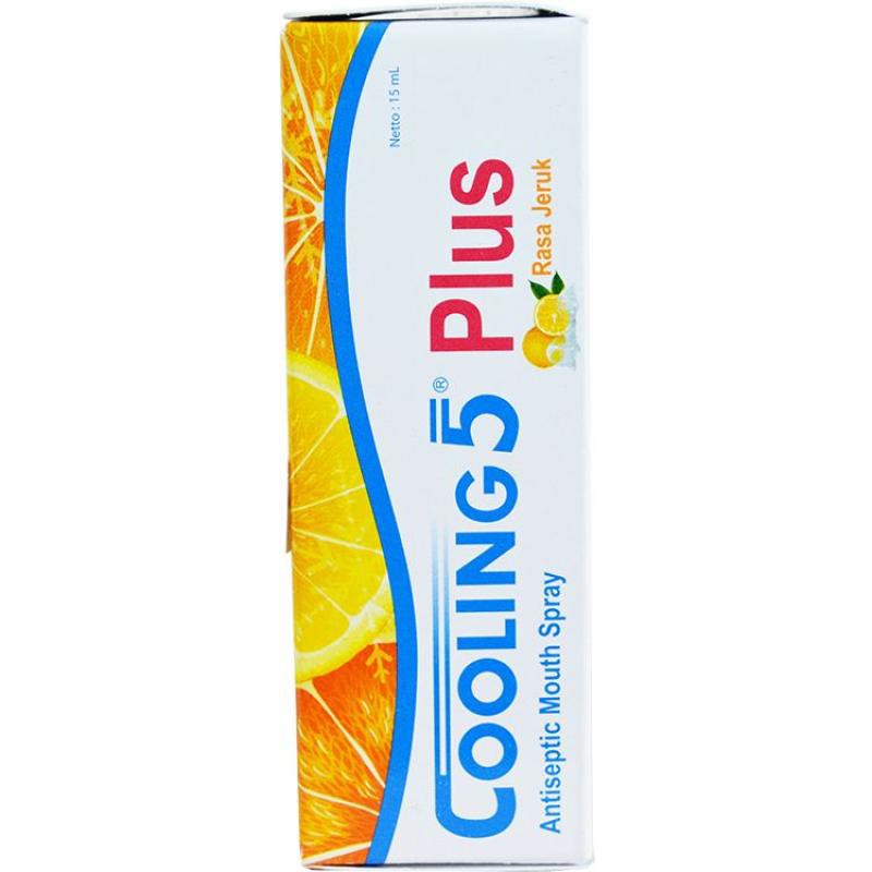 Cooling 5 Plus Orange - Obat Sariawan, Sakit Tenggorokan, Radang Gusi