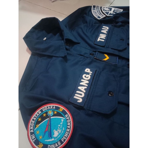 kemeja tactical TNI AU/AD