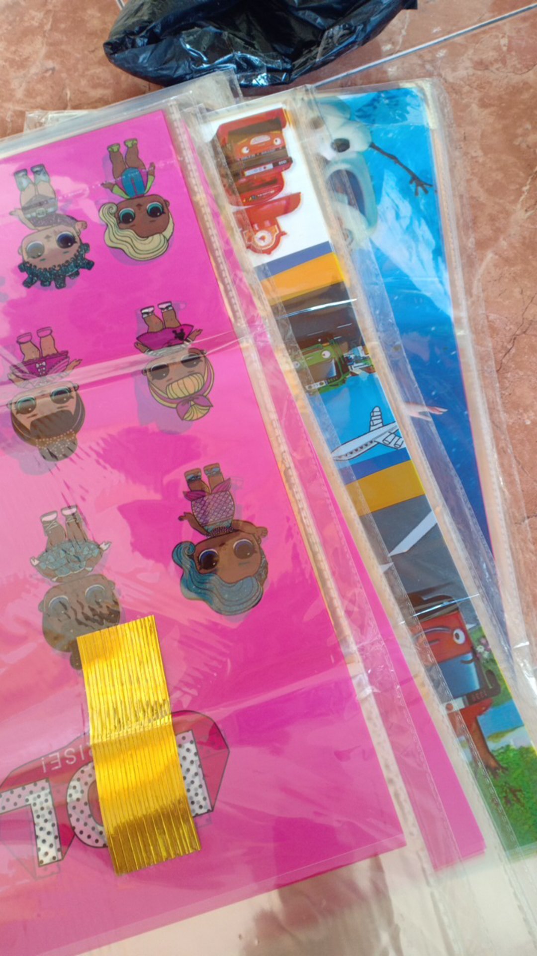 Plastik Snack Chiki Kue Ulang Tahun Spiderman Super Hero Besar 25x50cm Jumbo Big Plastic Hbd Merah