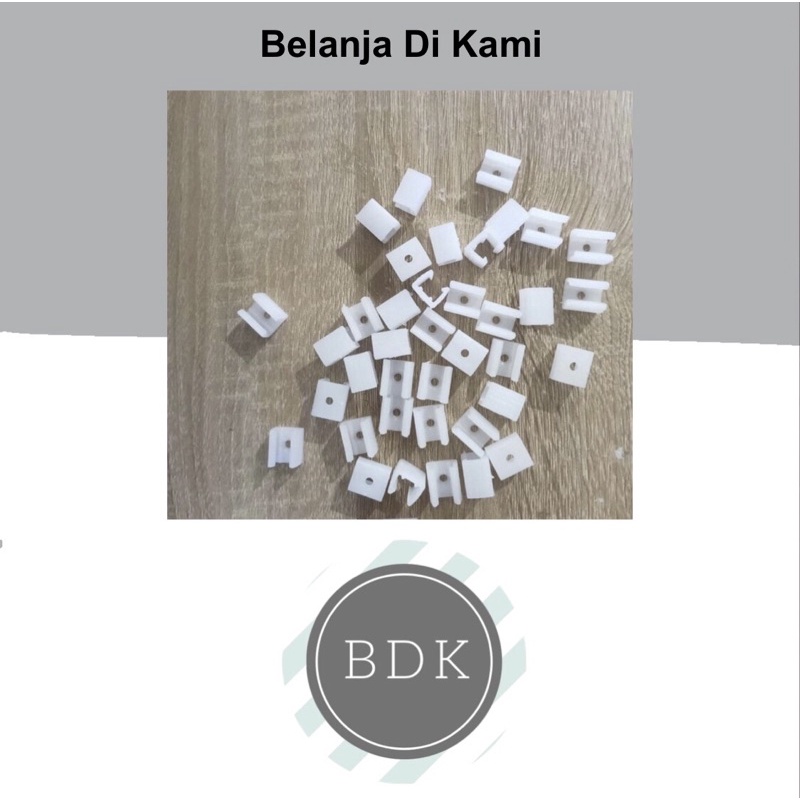(1 BIJI) Klem Lampu LED Neon Flex