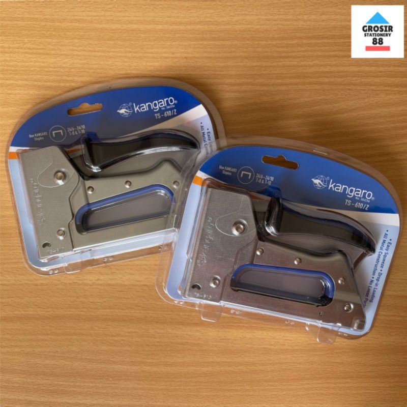 

Gun Tacker / Alat Stapler Tembak / Stapler Kayu Besi Kangaro TS 610Z