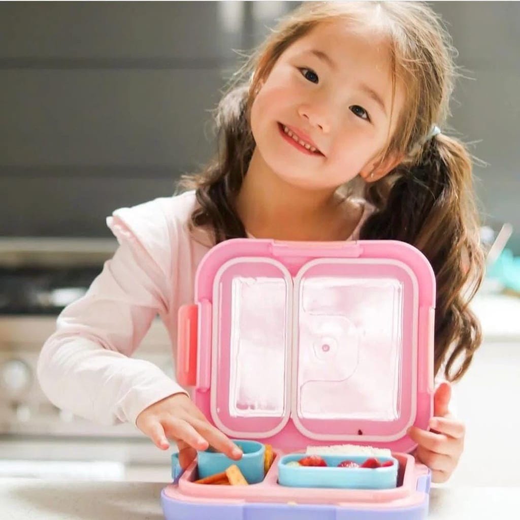 READY STOCK - ZOKU NEAT BENTO LARGE (INCLUDE ICE PACK) &amp; NEAT BENTO JUNIOR / TEMPAT MAKAN ANAK/ TEMPAT MAKAN BEKAL SEKOLAH / LUNCH BOX / ZOKU LUNCH BOX / BENTO BOX / BBOX LUNCH BOX / YUMBOX /OMIEBOX