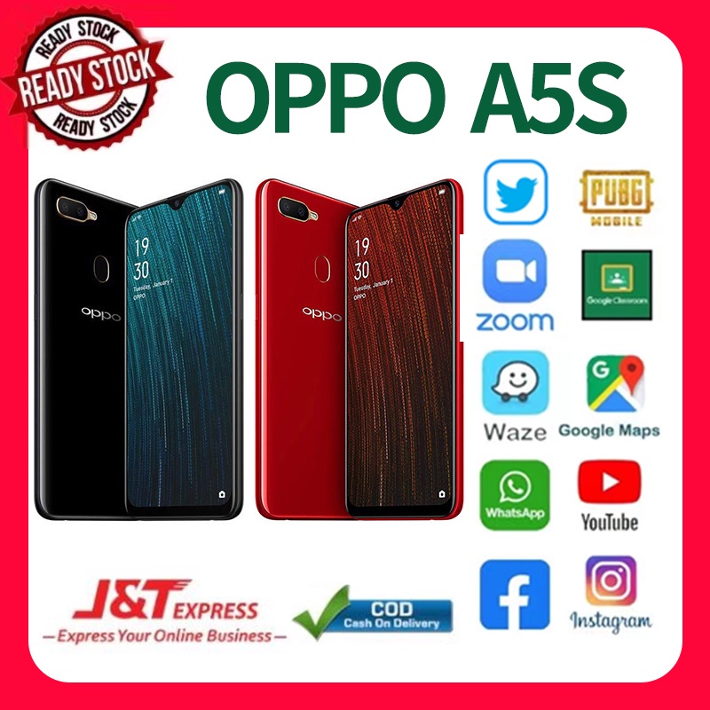 HP OPPO A5s Ram 4/64gb &amp; Ram 6/128gb Dual Camera android handphone murah 100% seller garansi