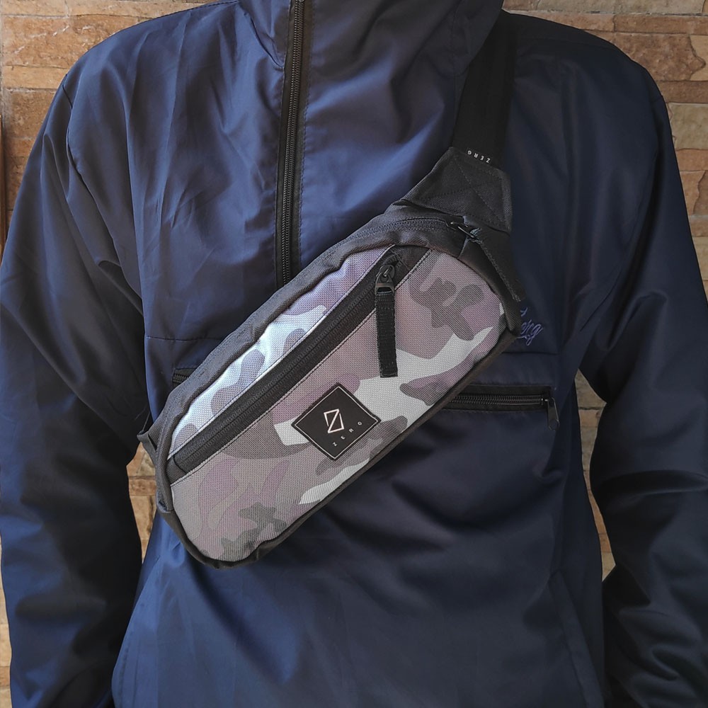 ZRGNC Tas Pingang - Waistbag Hitam/army