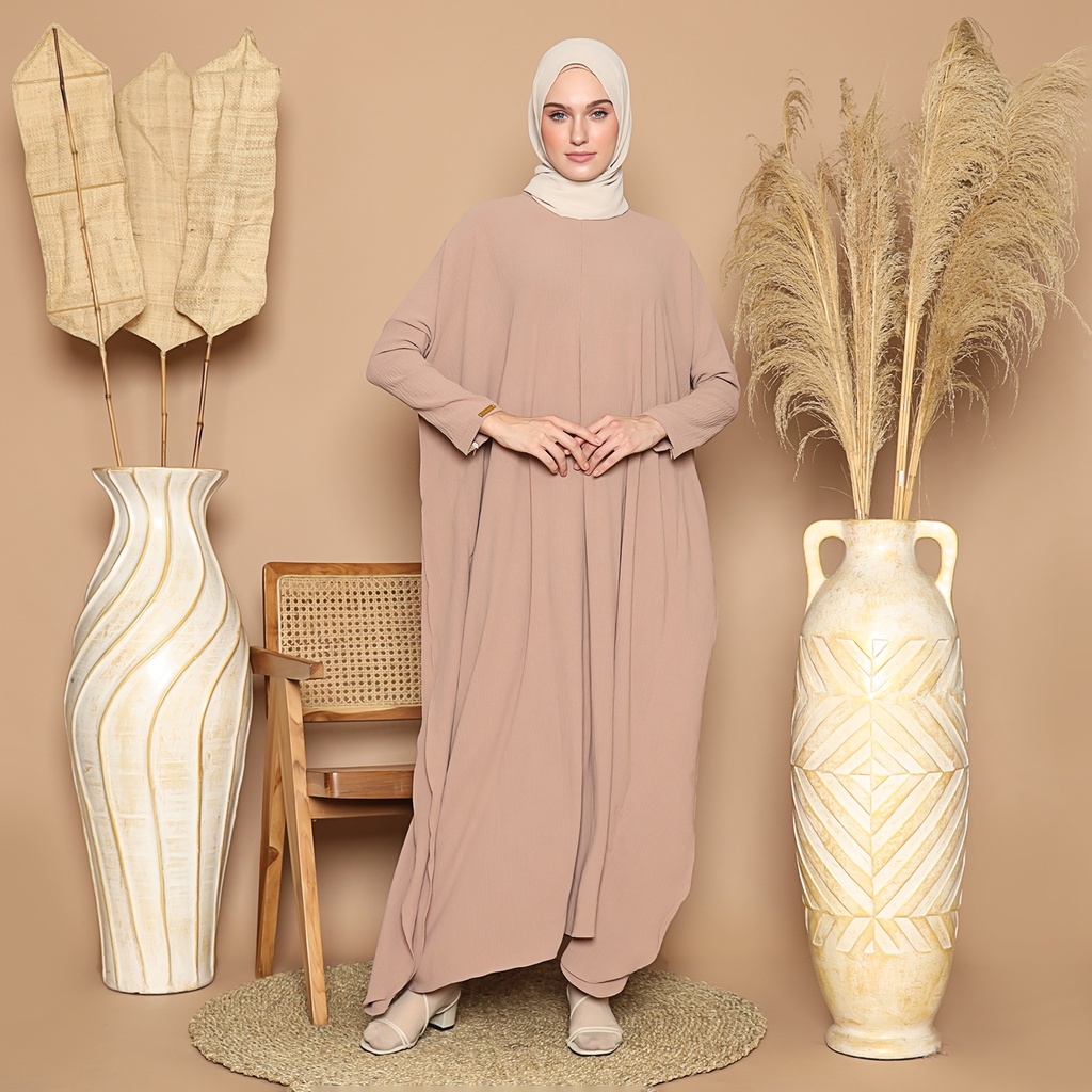 Parayu - Abaya Farasya - Baju Muslim Dress Abaya turkey Polos