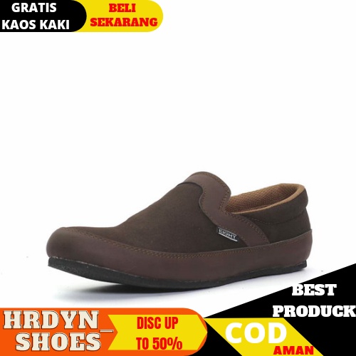 SEPATU SLIP ON PRIA EIGTH CANIF SUEDE PREMIUM CASUAL SLIP ON PRIA NYAMAN || SLIP ON PRIA PANSUS 2021