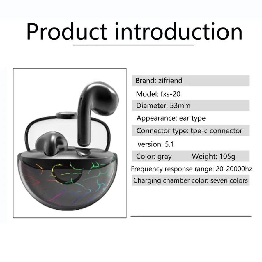 Headset Bluetooth 5.1 Dengan Mikrofon HIFI Stereo 9D gaming Earphone Wireless